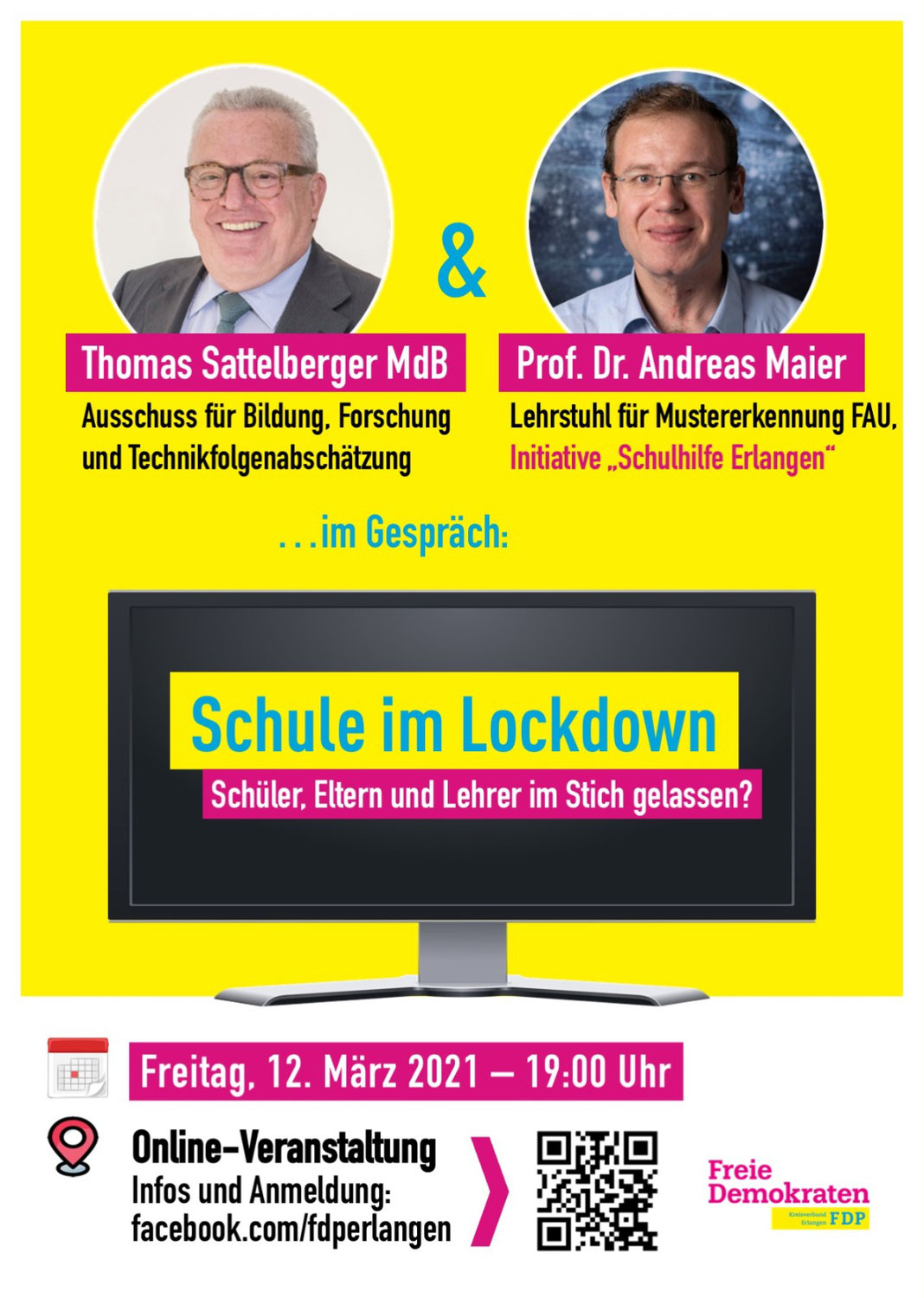 Thomas Sattelberger MdB, Prof. Dr. Andreas Maier