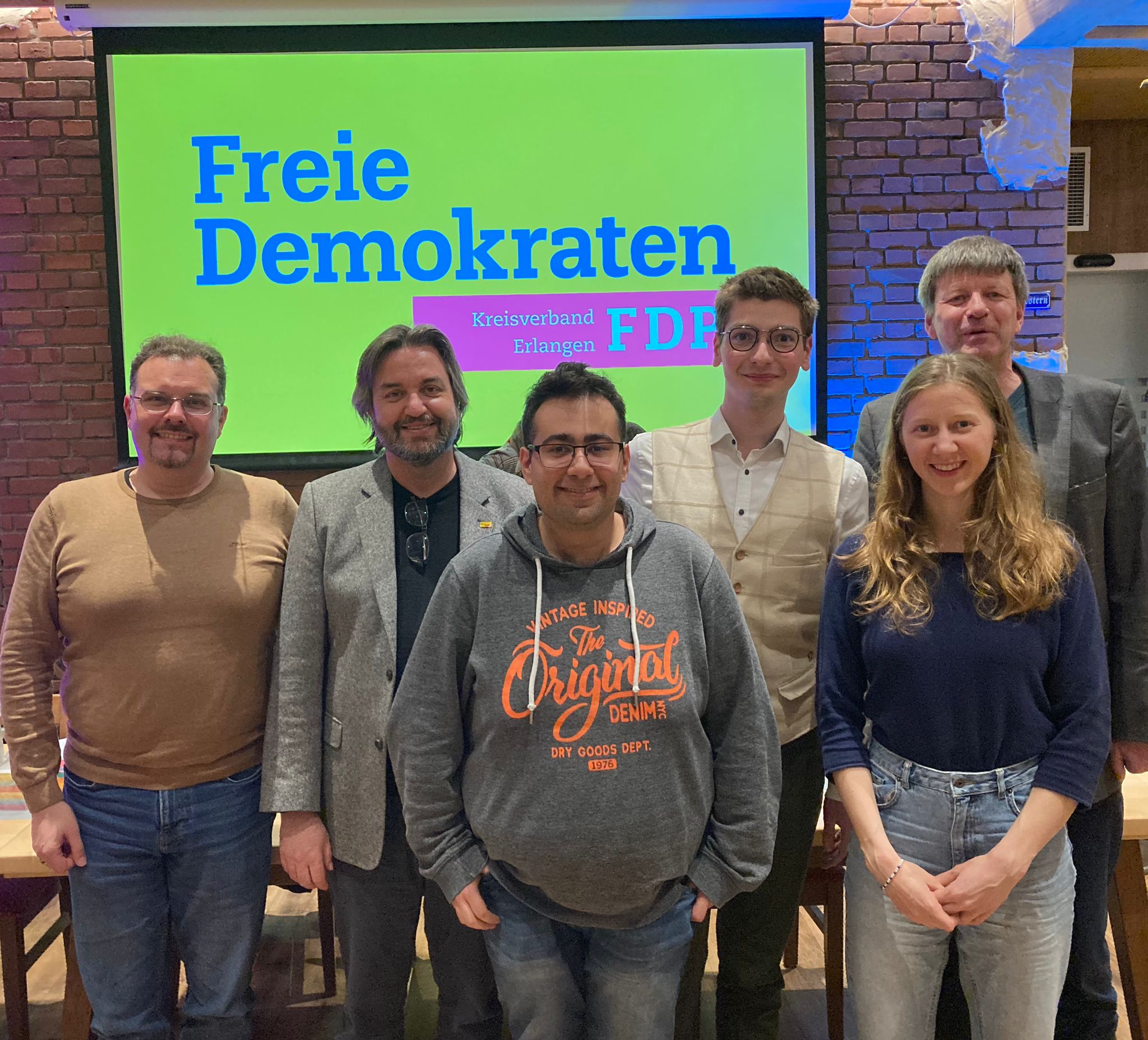 Der geschäftsführende Vorstand der FDP Erlangen